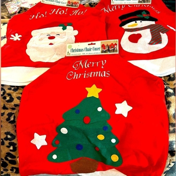 NWT Christmas Chair Covers - Picture 1 of 8